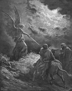 The Angel Appears to Balaam, by  Gustave Doré (1832–1883)