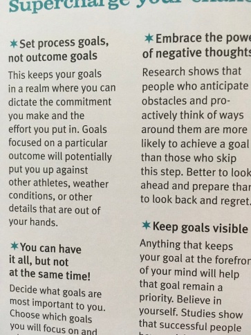 Guidance on goals